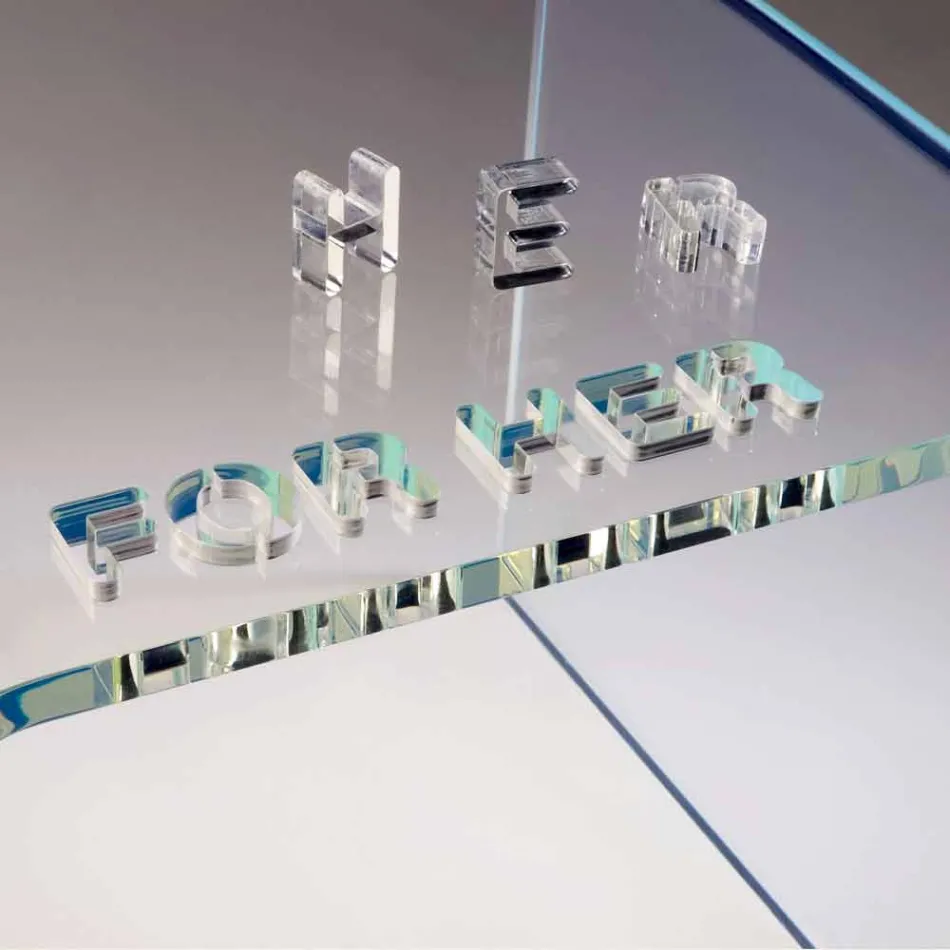 Seturi de noptiere de design modern în metacrilat Made in Italy - Leielui Viadurini