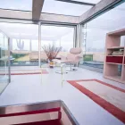 Seturi de noptiere de design modern în metacrilat Made in Italy - Leielui Viadurini