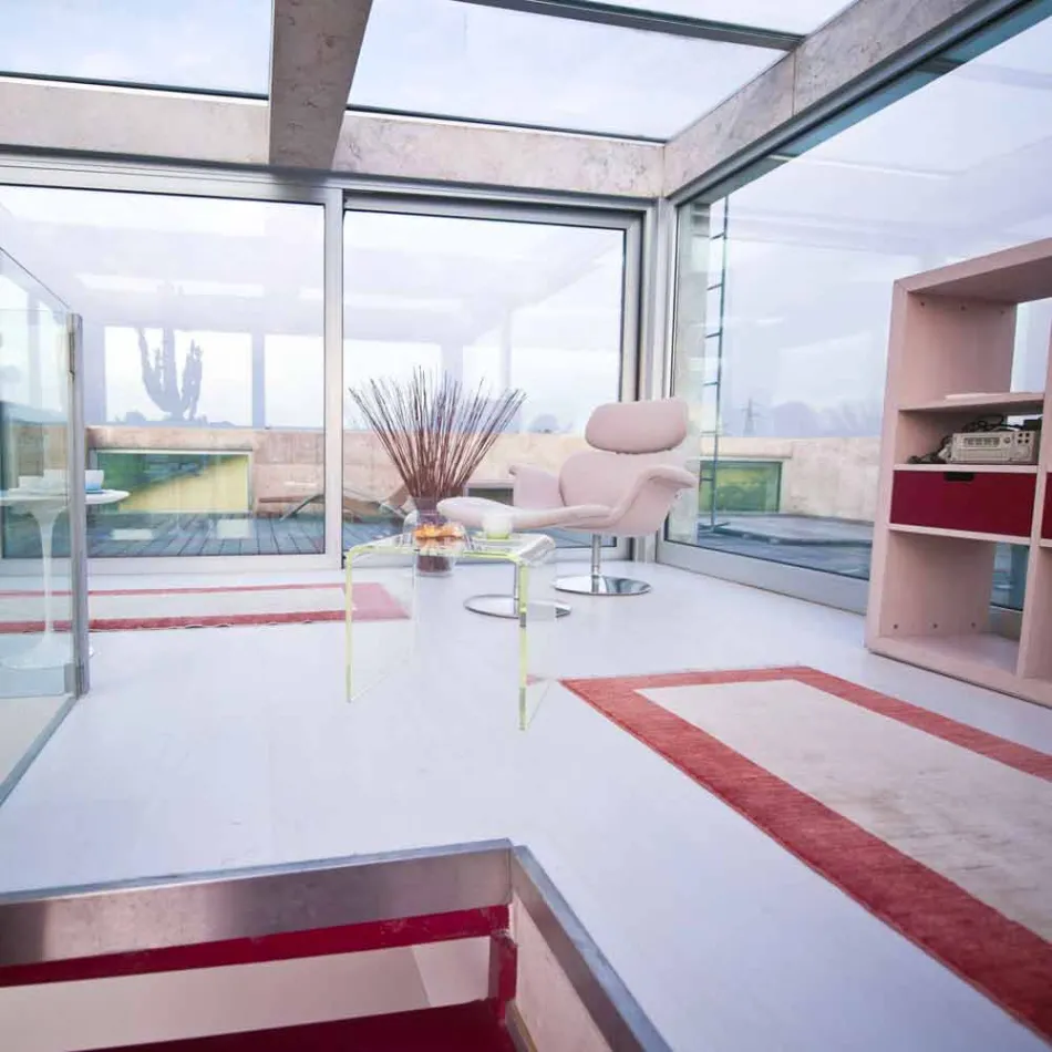 Seturi de noptiere de design modern în metacrilat Made in Italy - Leielui Viadurini