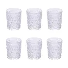 Set 12 Pahare Apa 300 ml in Pahar Decorat - Cana Viadurini