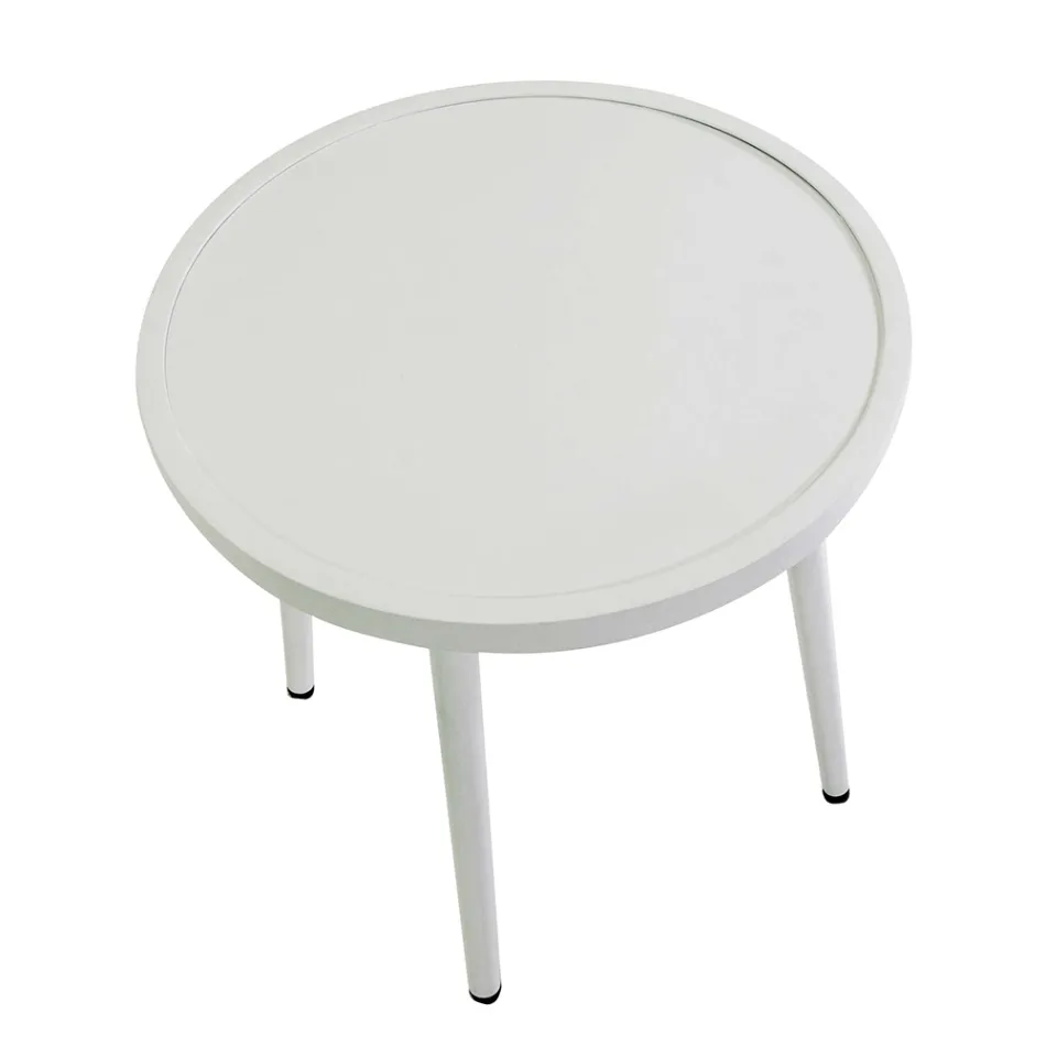 Set de 2 fotolii cu masă din aluminiu în diferite finisaje - Souvenir Viadurini