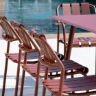 Set de 2 scaune de grădină realizate în întregime din aluminiu - Resplendent Viadurini