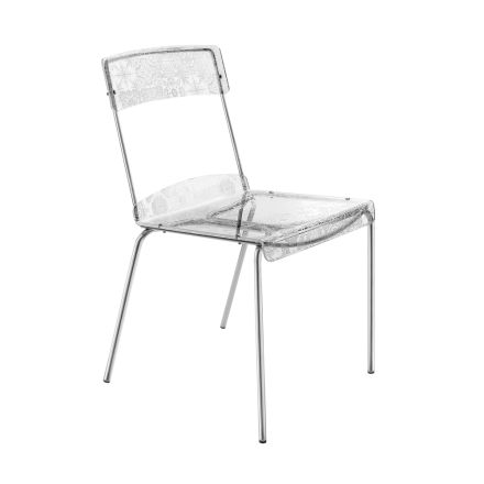 Set 2 scaune stivuibile din plexiglas Made in Italy - Nala Viadurini