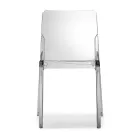 Set de 4 scaune pentru exterior și interior din polipropilenă de diferite culori - Construit Viadurini