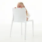 Set de 4 scaune pentru exterior și interior din polipropilenă de diferite culori - Construit Viadurini