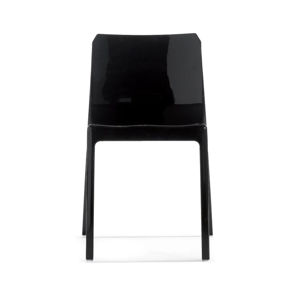 Set de 4 scaune pentru exterior și interior din polipropilenă de diferite culori - Construit Viadurini