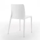 Set de 4 scaune pentru exterior și interior din polipropilenă de diferite culori - Construit Viadurini