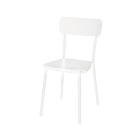 Set de 4 scaune de exterior din aluminiu vopsit cu pulbere epoxidica - Zuna Viadurini