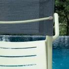 Set de 4 scaune de grădină din metal galvanizat și Batyline - Prestigio Viadurini