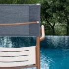 Set de 4 scaune de grădină din metal galvanizat și Batyline - Prestigio Viadurini