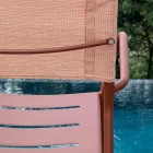 Set de 4 scaune de grădină din metal galvanizat și Batyline - Prestigio Viadurini