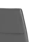 Set 4 Scaune Tapițate Cu Piele Sintetică Diferite Finisaje - Uraniu Viadurini