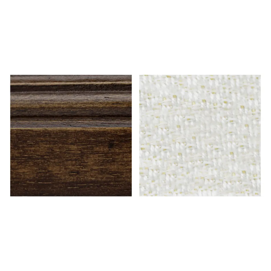 Set de patru scaune Bassano din lemn și material textil, fabricate în Italia - Amber Viadurini