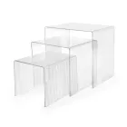 Set de trei mese cuibărite din plexiglas fabricate în Italia - Leandro Viadurini