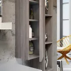 Set de lemn și de suspensie de mobilier modern baie Fenix ​​făcute în Italia Bari Viadurini