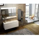 Set de lemn și de suspensie de mobilier modern baie Fenix ​​făcute în Italia Bari Viadurini