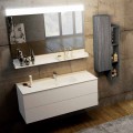 Compoziția modernă a mobilierului de baie suspendat fabricat în Italia, Bari