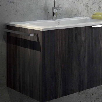 Seturi de mobilier de baie din piatră cu design din lemn realizate în Italia :-(