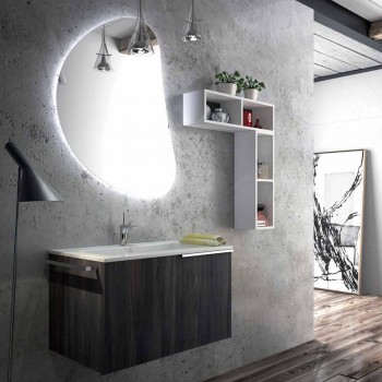 Seturi de mobilier de baie din piatră cu design din lemn realizate în Italia :-(