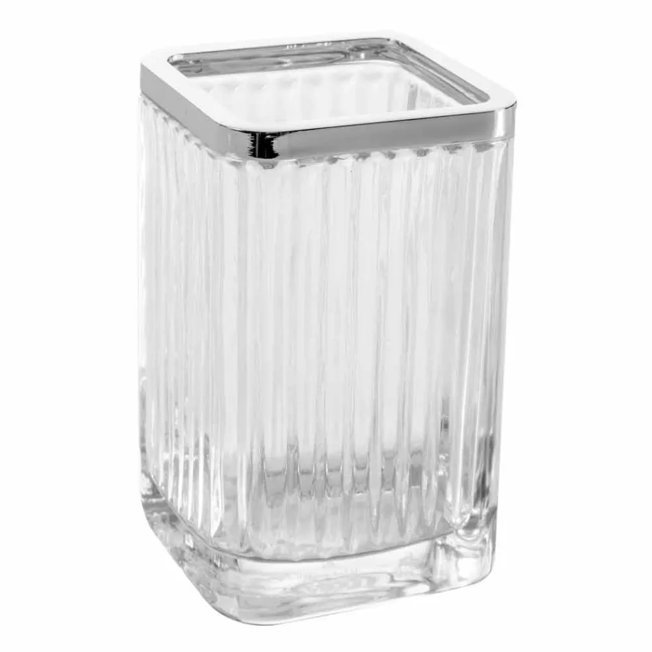 Brusson mobilier de baie de suprafață solidă set de design modern Viadurini