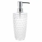 Set pentru dozator de baie + sticlă + vas de săpun modern Netro Viadurini