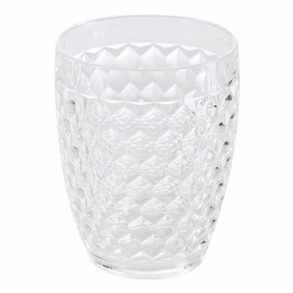 Set pentru dozator de baie + sticlă + vas de săpun modern Netro Viadurini