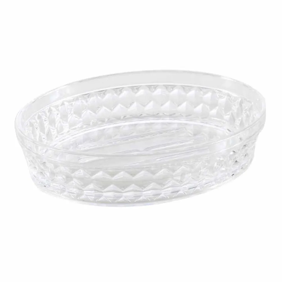 Set pentru dozator de baie + sticlă + vas de săpun modern Netro Viadurini