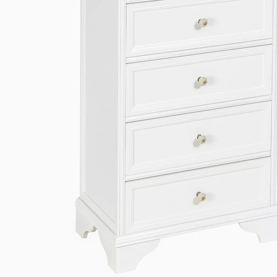 Comoda din lemn masiv de diferite finisaje Made in Italy - Nortia Viadurini