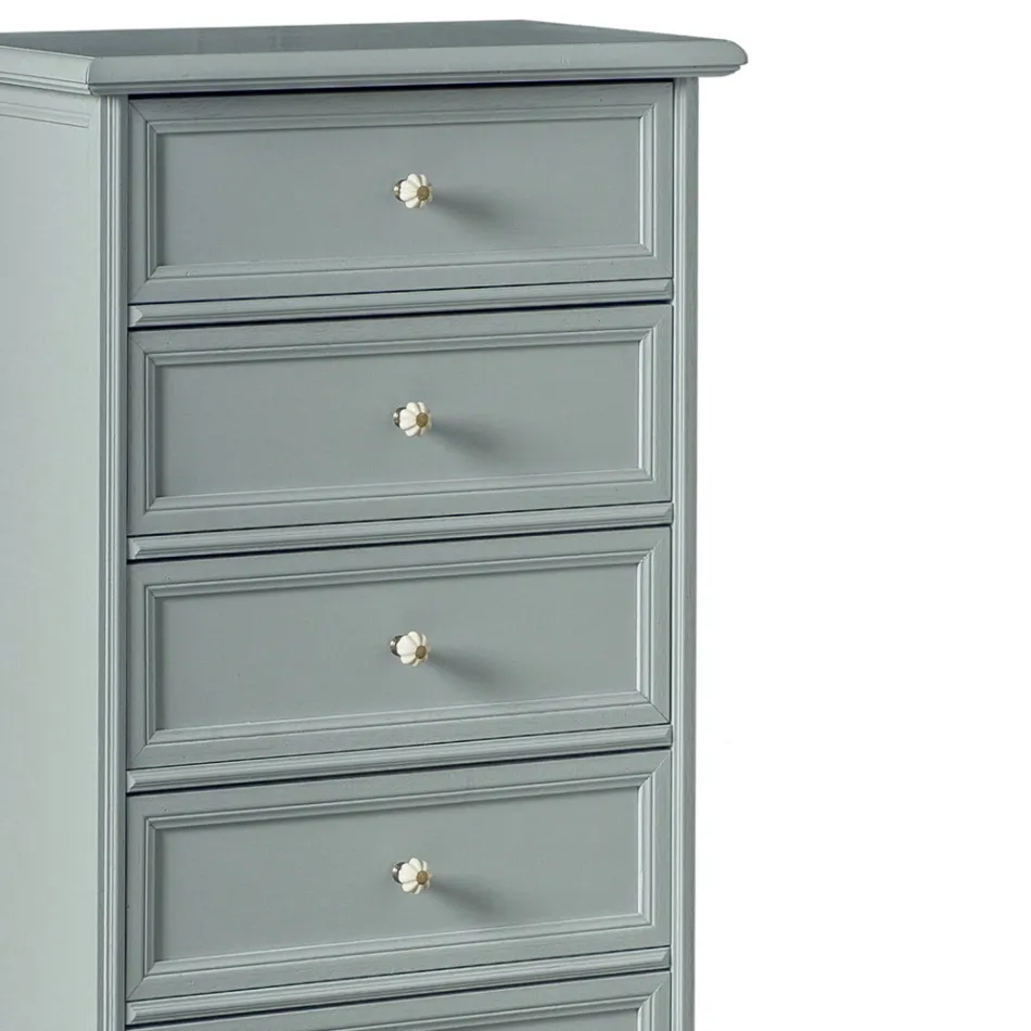 Comoda din lemn masiv de diferite finisaje Made in Italy - Nortia Viadurini