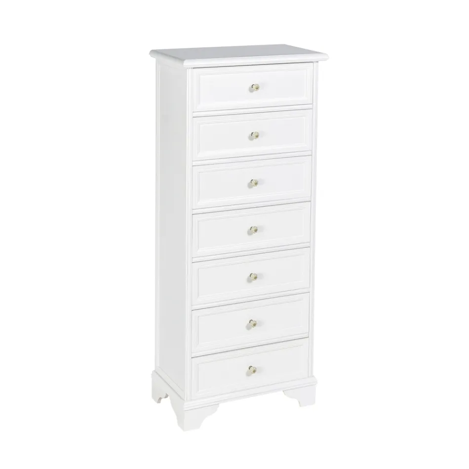 Comoda din lemn masiv de diferite finisaje Made in Italy - Nortia Viadurini