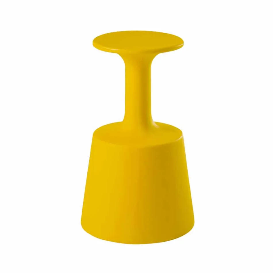 Scaun înalt de culoare colorat Modern Slide Drink fabricat în Italia Viadurini