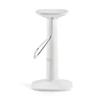 Scaun de design înalt din polietilenă și oțel inoxidabil Made in Italy - Pito Viadurini