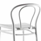 Scaun înalt din polipropilenă cu suport pentru picioare, 4 bucăți - Gaya Viadurini