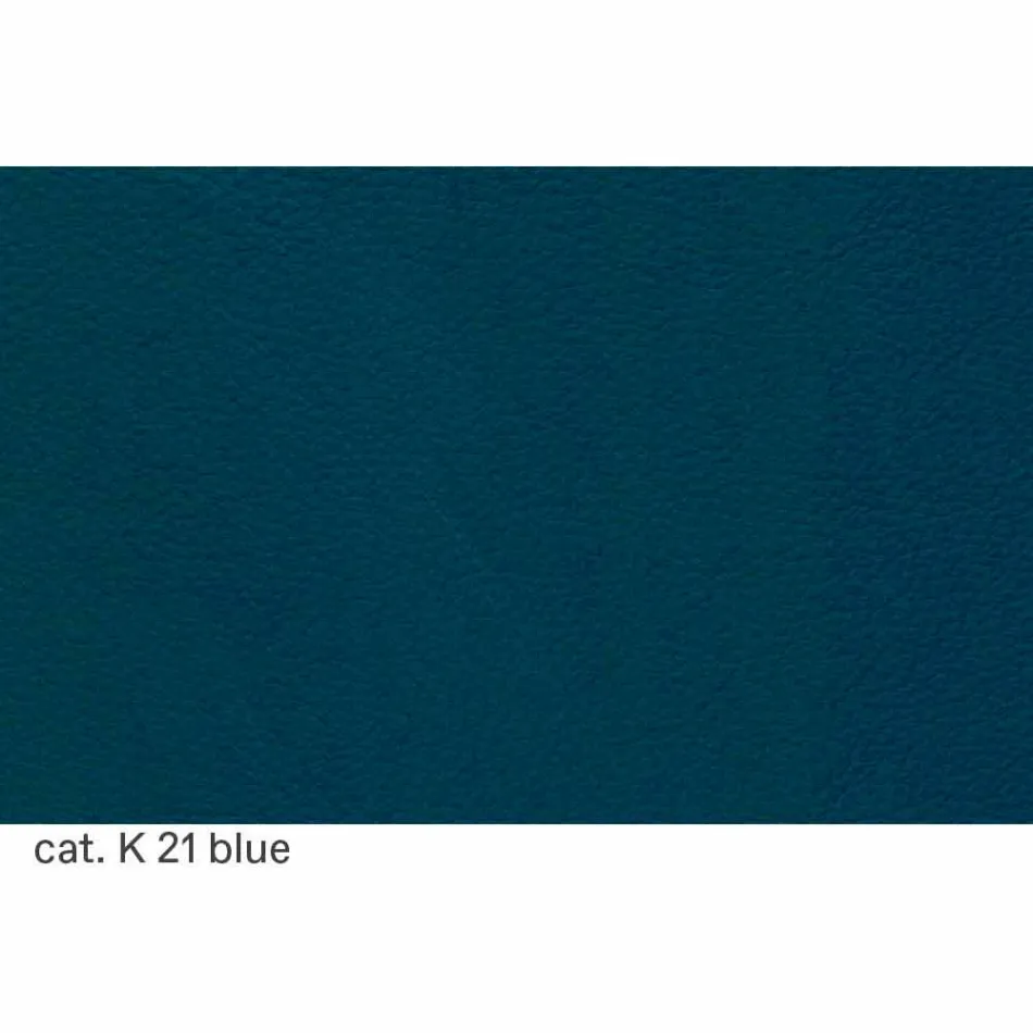 Scaun de bar din piele înaltă cu structură din oțel Made in Italy - Beniamino Viadurini