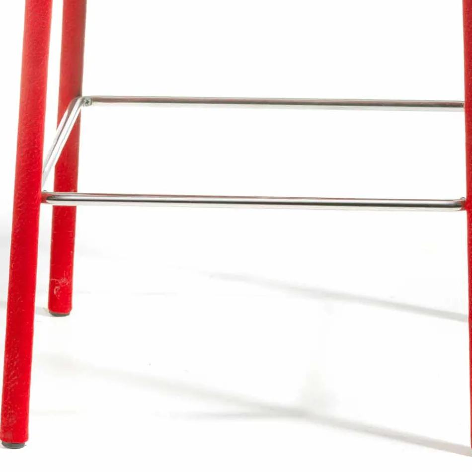 Scaun de bar modern Amos, realizat manual în Italia Viadurini