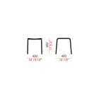 Scaun scăzut din aluminiu vopsit în aer liber realizat în Italia - Sondra Viadurini