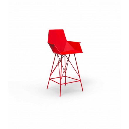 Faz Vondom scaun de gradina cu cotiere, H 102 cm, design modern Viadurini