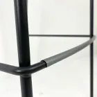 Scaun Bucatarie din Otel si Tehnopolimer Fabricat in Italia 2 Piese - Ghirlanda Viadurini