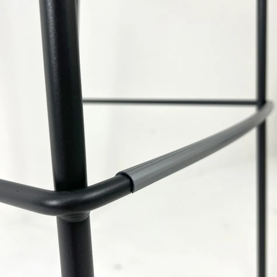 Scaun Bucatarie din Otel si Tehnopolimer Fabricat in Italia 2 Piese - Ghirlanda Viadurini