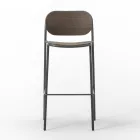 Scaun de Bucatarie din Lemn de Stejar si Metal Made in Italy 2 Bucati - Saffia Viadurini