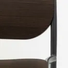 Scaun de Bucatarie din Lemn de Stejar si Metal Made in Italy 2 Bucati - Saffia Viadurini