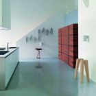 Scaun de bucătărie din lemn masiv de fag cu design ridicat sau redus - Cirico Viadurini