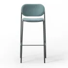 Scaun Bucatarie din Tesatura si Metal Made in Italy 2 Piese - Sangria Viadurini