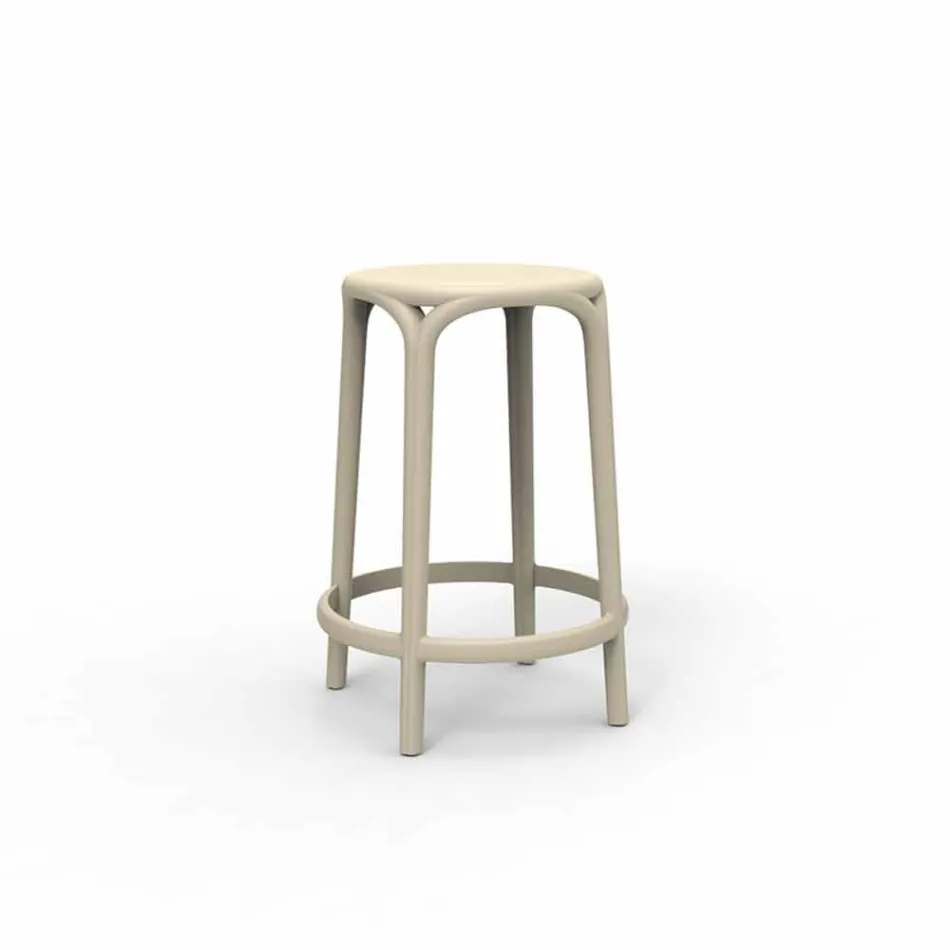 Brooklyn Vondom scaun exterior H 66 cm, din polipropilenă Viadurini