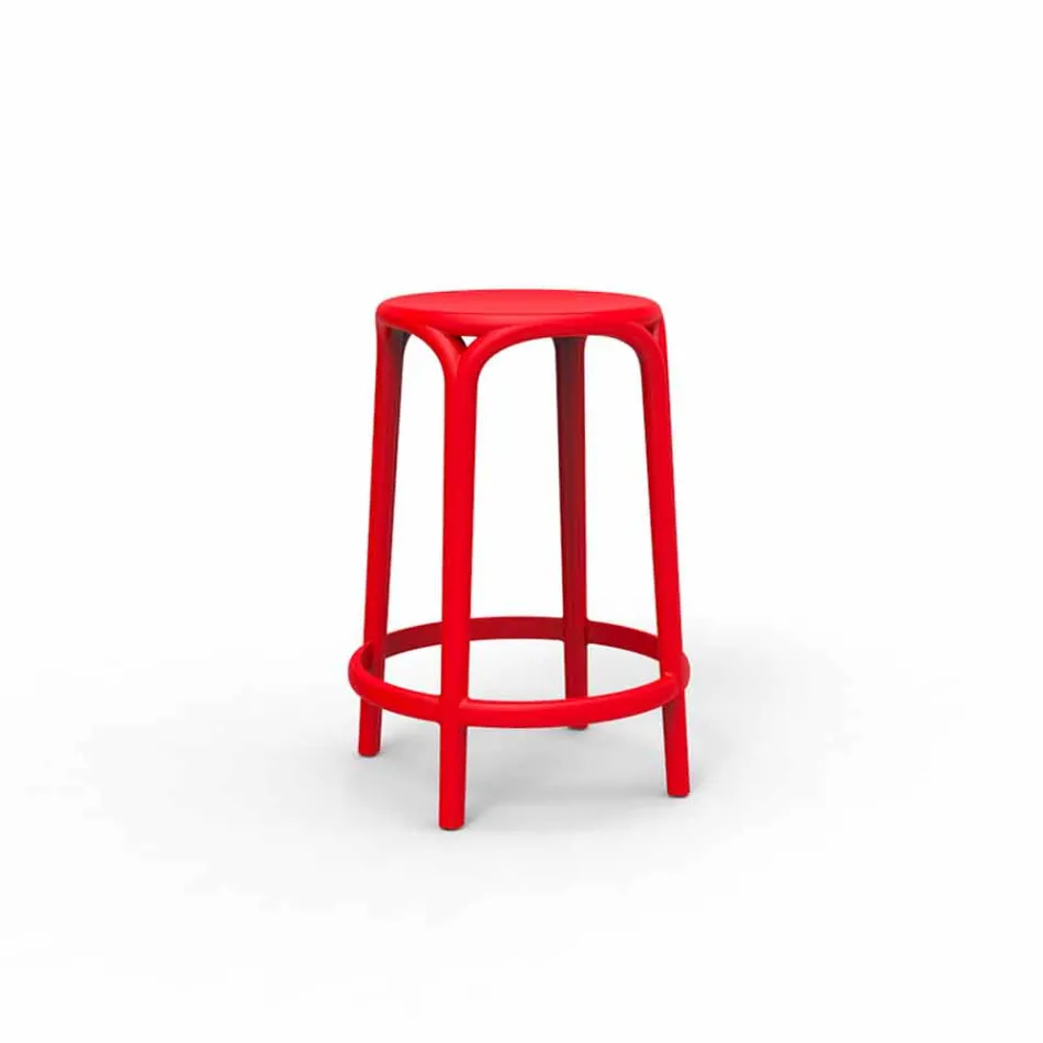 Brooklyn Vondom scaun exterior H 66 cm, din polipropilenă Viadurini