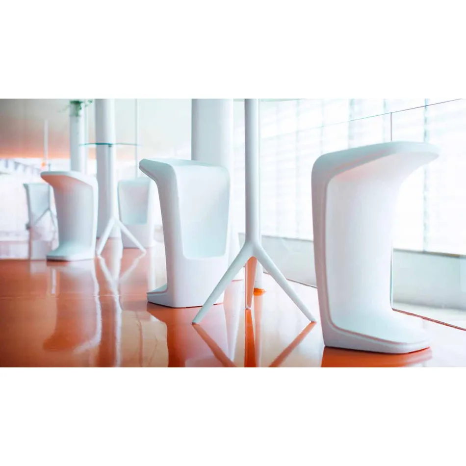 Ufo de scaunul modern Vondom din sticlă de exterior din polietilenă Viadurini