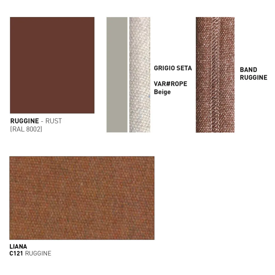 Scaun exterior din aluminiu Made in Italy - Emmacross by Varaschin Viadurini