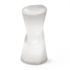 Scaun Luminos Exterior din Polietilena Alba Fabricat in Italia - Capsuni Viadurini