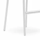 Scaun de grădină stivuibil din aluminiu și țesătură tehnică - inteligent de Varaschin Viadurini