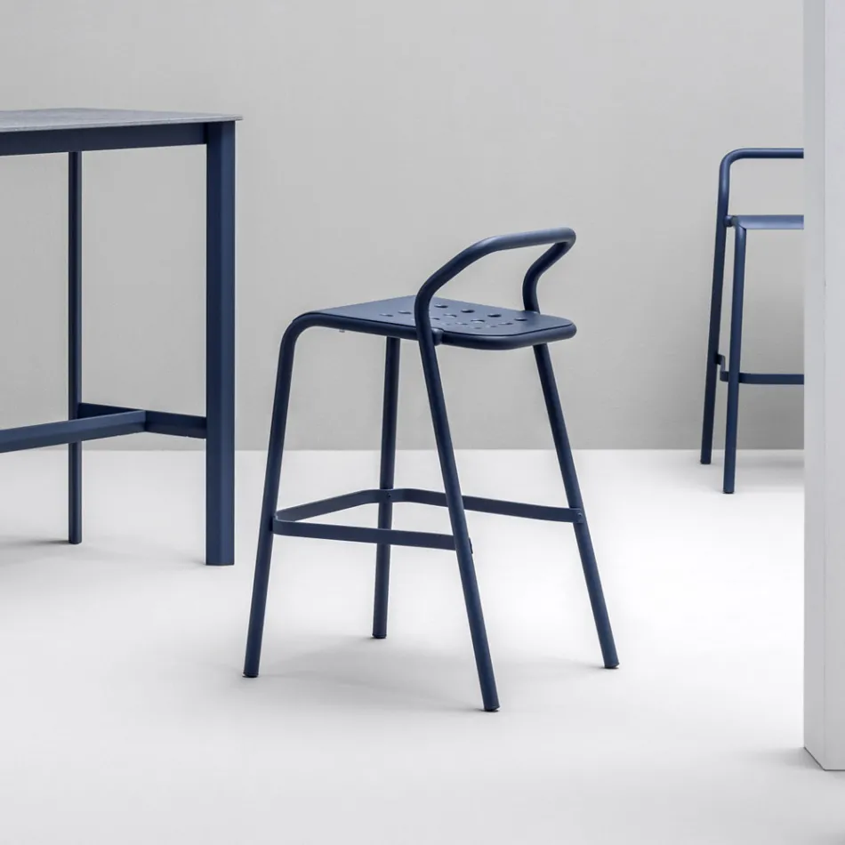 Scaun de grădină din aluminiu fabricat în Italia - Noss by Varaschin Viadurini